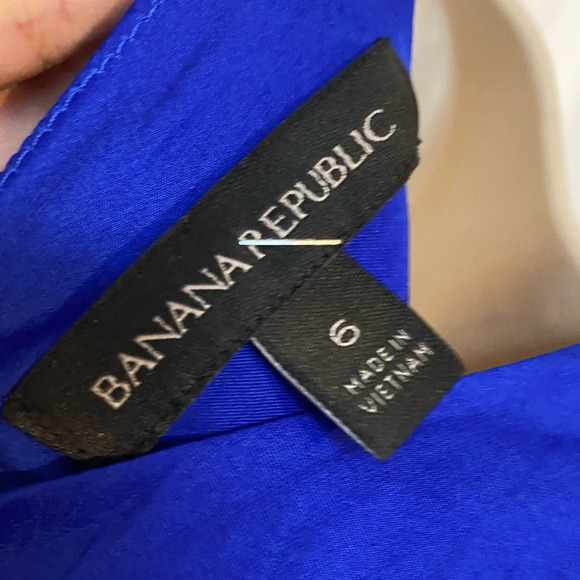 Banana Republic Blue Goddess Maxi Dress Size 6 - Picture 5 of 5